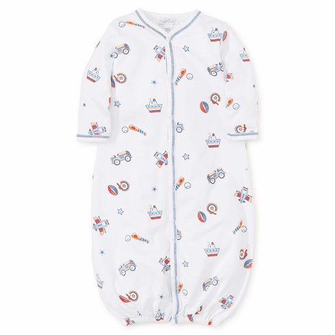 Kissy Kissy Its A Boys World Print Convertible Gown S19IAB14P