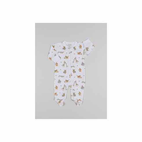 Kissy Kissy Jolly Jungle Print Footie with Zipper F18JJ04ZP