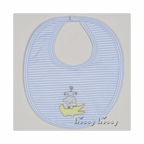 Kissy Kissy Jungle Babies Bib S14198-13blue