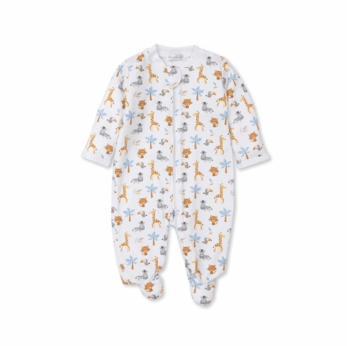 Kissy KIssy Jungle Fever Print Footie with Zipper F21JF04PZ