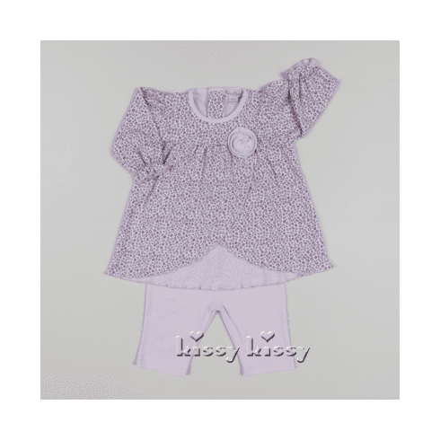 Kissy Kissy Jungle Hearts Print LONG PLAYSUIT (NOT DRESS)F16331-16PLGpink