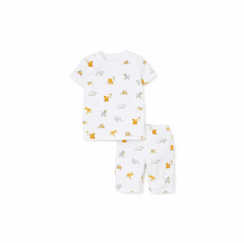Kissy Kissy Jungle Jibes Print Short Pajamas S19JJ193Pboyc
