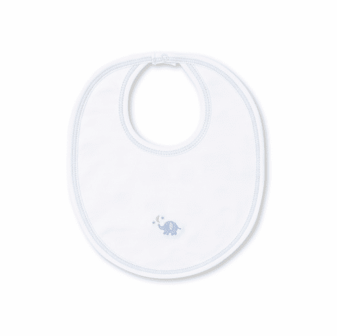 Kissy Kissy Jungle Jollies Print Reversible Bib S22JJ13Pblue