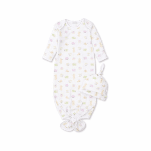 Kissy Kissy Jungle Jollies Print Sack with Hat S22JJ11Ppink