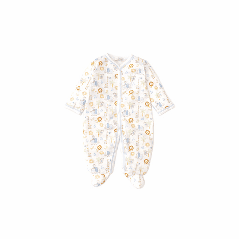 Kissy Kissy Jungle Joy Print Footie with Zipper S20JJ04PZ