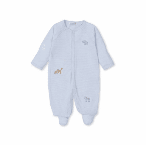 Kissy Kissy JUngle Oasis Stripe Footie KKF24JO04st