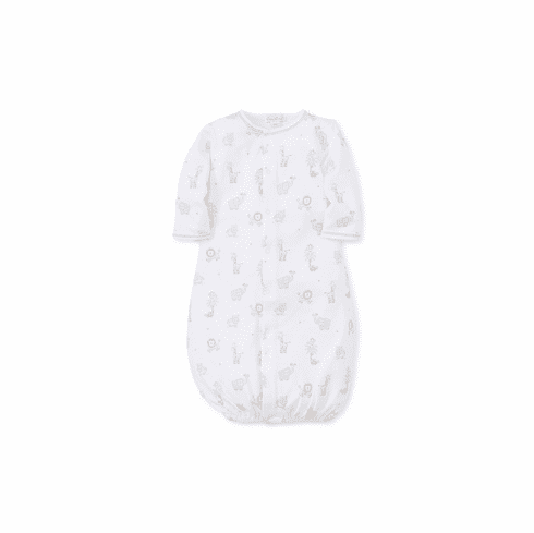 Kissy Kissy Jungle Party Print Convertible Gown S10JP14Psilver