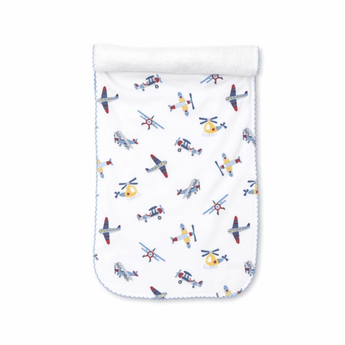 Kissy Kissy Just Plane Fun Print Burp F21JPF30P