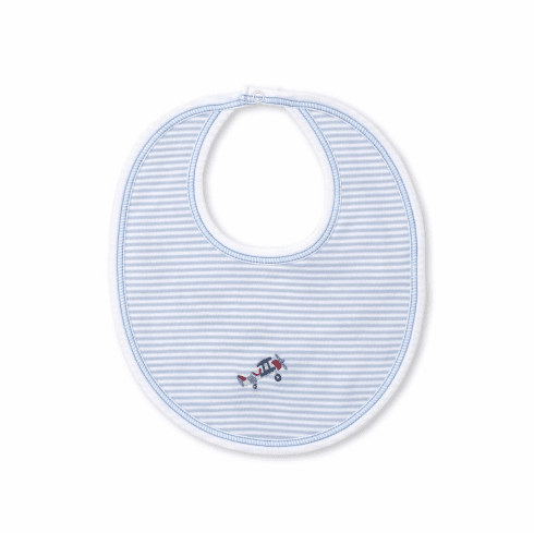 Kissy Kissy Just Plane Fun Stripe Bib F21JPF13ST