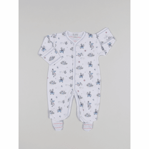 Kissy Kissy King of the Castle Print Footie F18KC04P