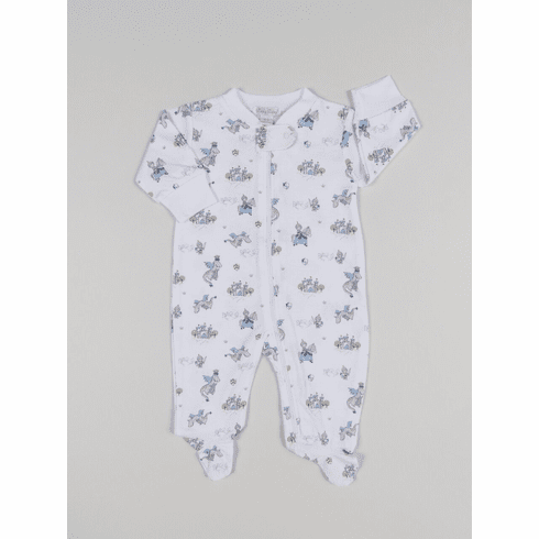 Kissy Kissy King of the Castle Print Footie with Zipper F18KC04PZ