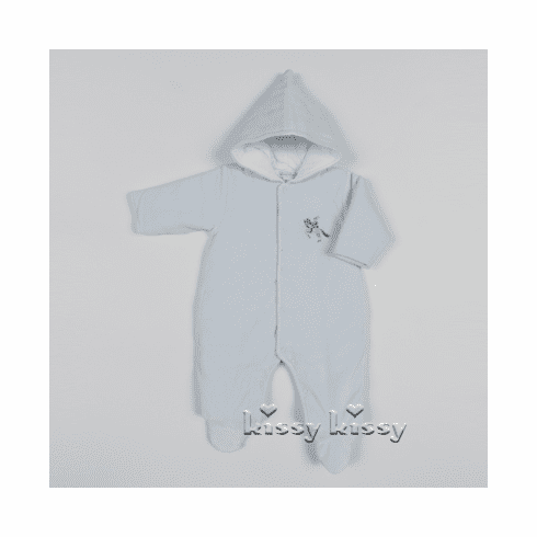 Kissy Kissy Knight's Tale VELOUR Footed Bunting F17140V-86