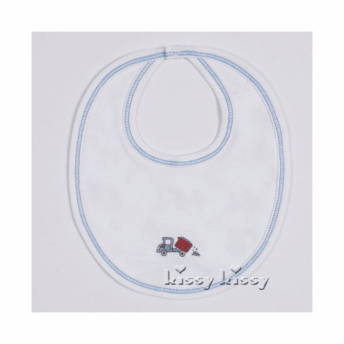 Kissy Kissy Little Diggers Rev. Bib F14204-13R