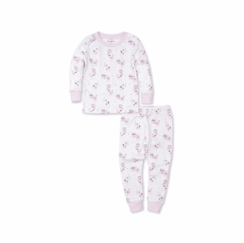 Kissy Kissy Llamas in Paris Print Pajamas FLiP190Pt