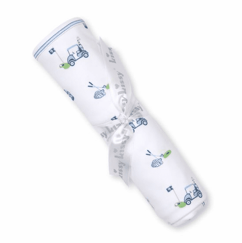 Kissy Kissy Longest Drive Print Blanket SLD08Pblue