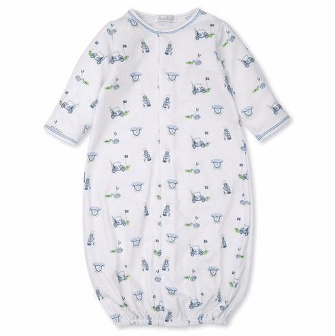 Kissy Kissy Longest Drive Print Convertible Gown SLD14Pblue