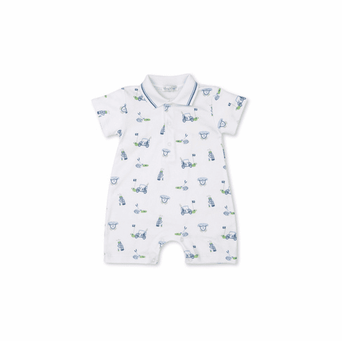 Kissy Kissy Longest Drive Print Short Playsuit with Collar F21LD23P