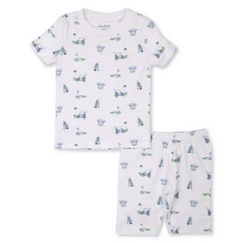Kissy Kissy Longest Drive Short Pajama Set SLD193bluei