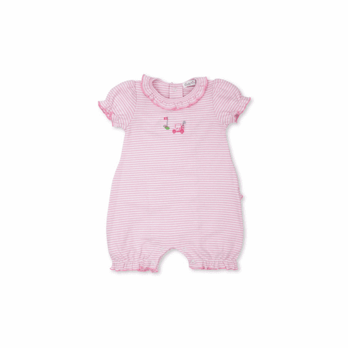 Kissy Kissy Longest Drive Stripe Short Playsuit F21LD23STpink