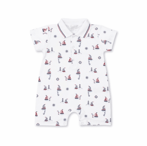 Kissy Kissy Magic Sails Print Short Playsuit SS22MS23P