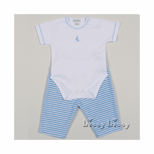 Kissy Kissy Mainsail TERRY Pant Set S14197T-62blue