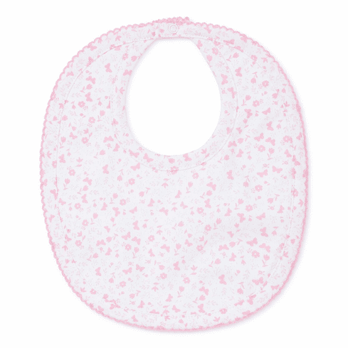 Kissy Kissy Mini Blooms Print Bib S19MB13PPink