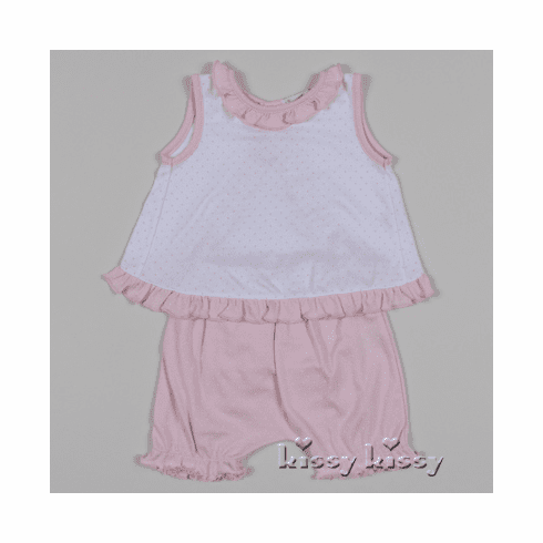 Kissy Kissy Mini Dots Print Sunsuit S13468-42Ppink