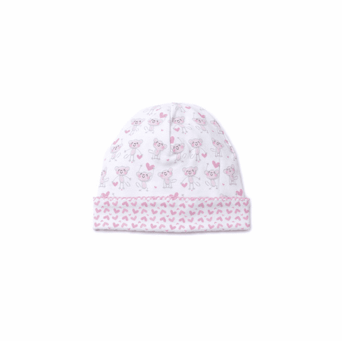 Kissy Kissy Monkey Moves Print Hat F19MM06Ppink