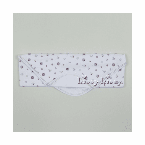 Kissy Kissy Nautical Mile Print Blanket S16303-08P