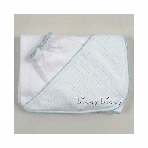 Kissy Kissy New Kissy Mint Dots Print Towel 357-09mint