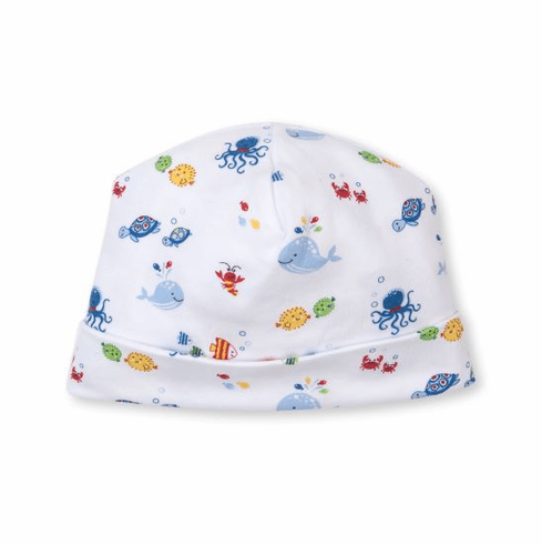 Kissy Kissy Ocean Oasis Print Hat S21OO06Pblue