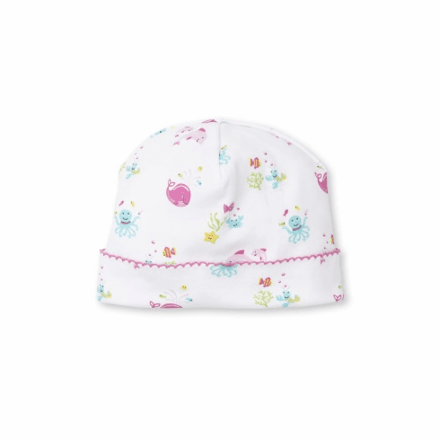 Kissy Kissy Ocean Outing Print Hat S22OO06Pfuchsia