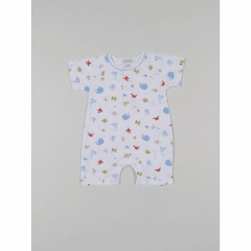Kissy Kissy Ocean Treasures Print Short Playsuit S18462-23PBlue