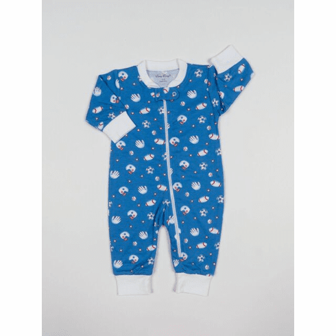 Kissy Kissy One Piece Zipper Pajamas F17451-205P-F BALL