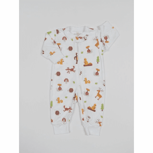Kissy Kissy One Piece Zipper Pajamas F17451-205P-WOODS