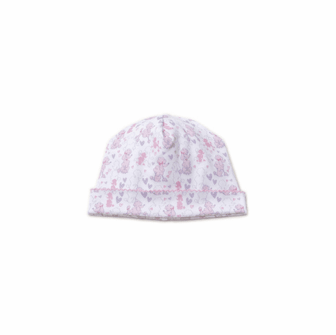 Kissy Kissy Oodles of Poodles Print Hat F19OP06Ppink