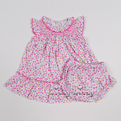 Kissy Kissy Parisian Footie. This is the print. This is a footie and not a dress.