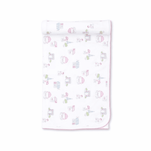 Kissy Kissy Parisian Poodle Print Blanket F22PP08P