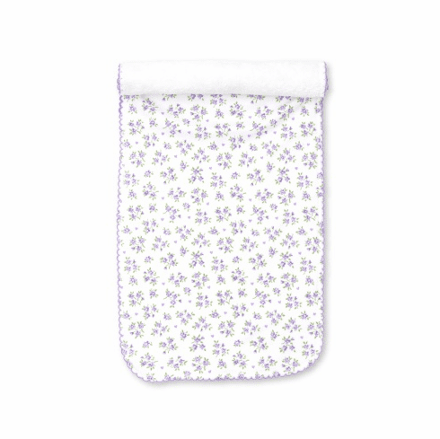 Kissy Kissy Petite Paradise Print Burp FPPPlilac