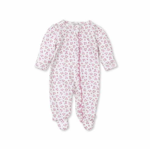 Kissy Kissy Petite Paradise Print Footie with Zipper FPP04PZpink