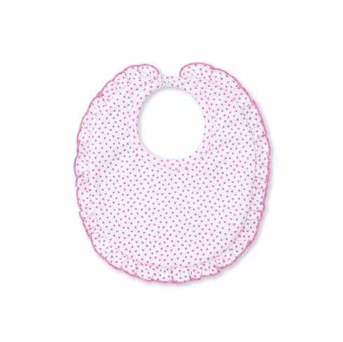 Kissy Kissy Petite Paradise Ruffle Bib FPP13Rpink