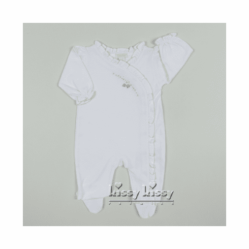 Kissy Kissy Pink Berries Footie S16567-04whpink