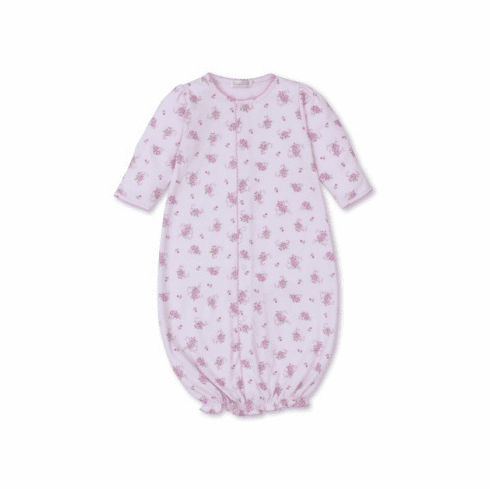 Kissy Kissy Pink Rose Scroll Print Convertible Gown KKF24PRS14p