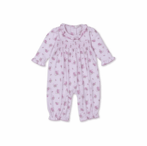 Kissy Kissy Pink Rose Scroll Print Playsuit KKF24PRS10p