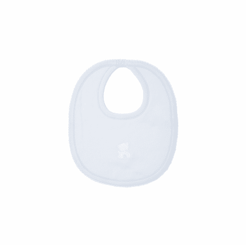 Kissy Kissy Pique Bare Backs Blue Bib F20PBB13Blue