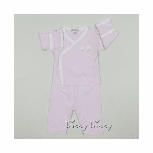 Kissy Kissy Pique Bears Pant Set S16187-62pink