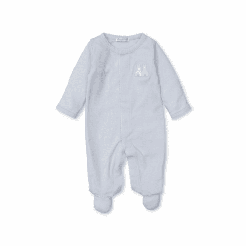 Kissy Kissy Pique Bunny Footie S23PB04blue