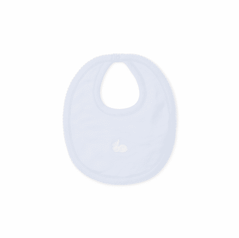 Kissy Kissy Pique Bunny Hop Bib S19PBH13Blue