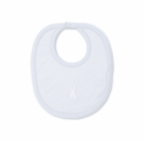 Kissy Kissy Pique Rabbit Ears Bib SS22PRE13blue