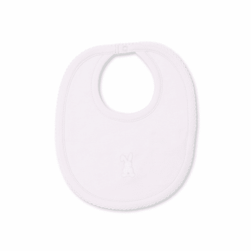 Kissy Kissy Pique Rabbit Ears Bib SS22PRE13pink
